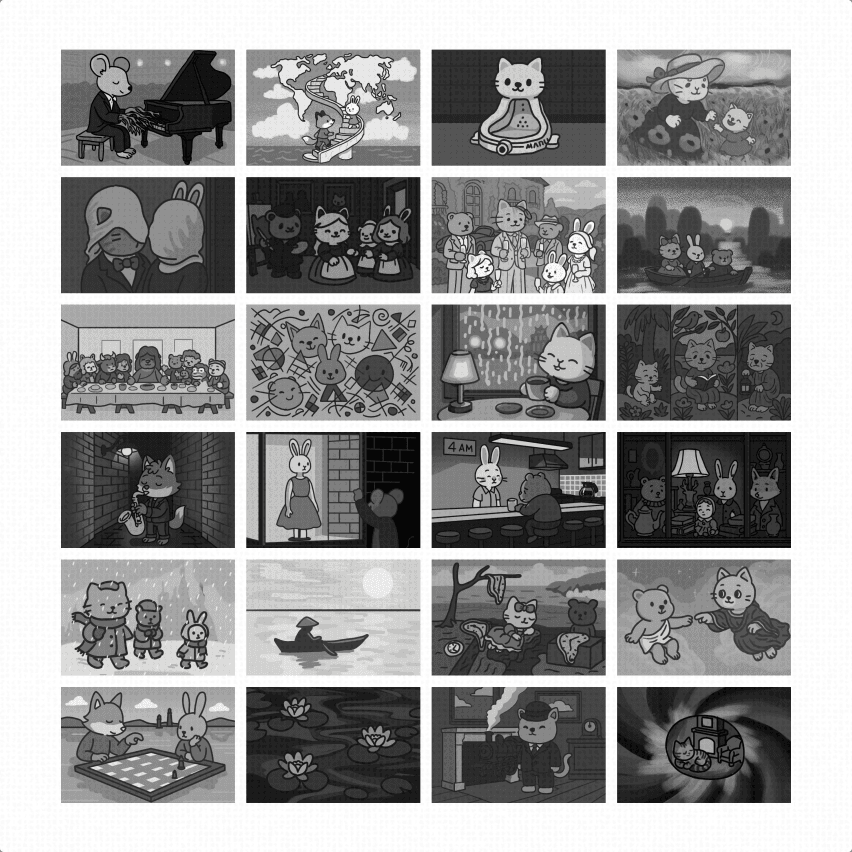 Artwork highlight default